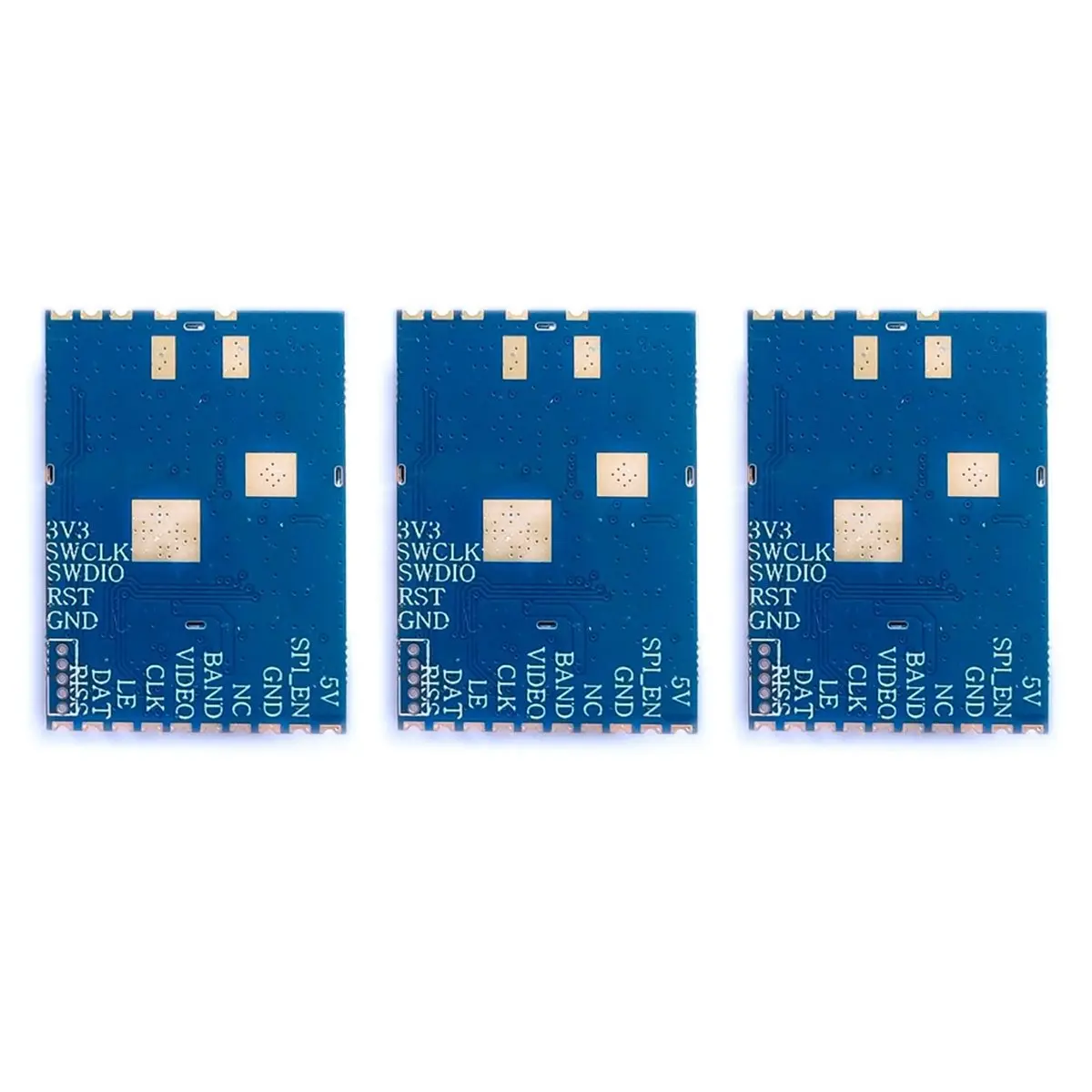 AA80 RX7500 6000-7500MHz Video Receiver Module 7.2GHz VRX with RSSI Output Analog Voltage Signal for Monitoring System 3PCS