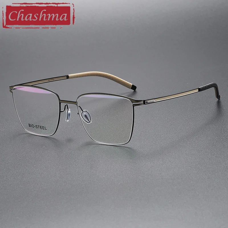 

Chashma Men Prescription Glasses Ultra Thin Male Optical Eyewear Fashion Spectacles Frames Top Quality Eyeglass for Recipe Lens