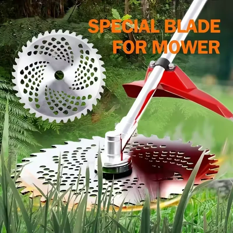 

1pcs 40/60 Tooth Lawn Mower Blades, Hard Alloy Lawn Trimmer Blades, Gardening Replacement Tools, Suitable for Garden Weeding