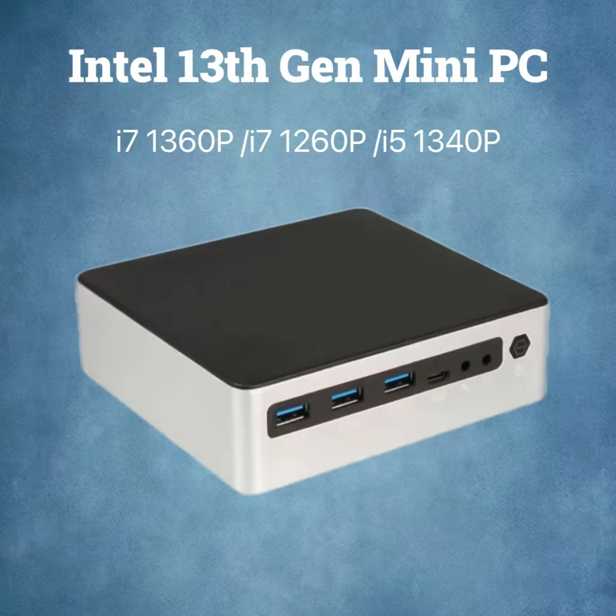 Мини-ПК Intel 13-го поколения i7 1360P 1270P 2xDDR5 4800 МГц 2 * NVMe Windows 11 NUC Мини-игровой ПК Портативный компьютер 2 LAN HTPC WiFi6