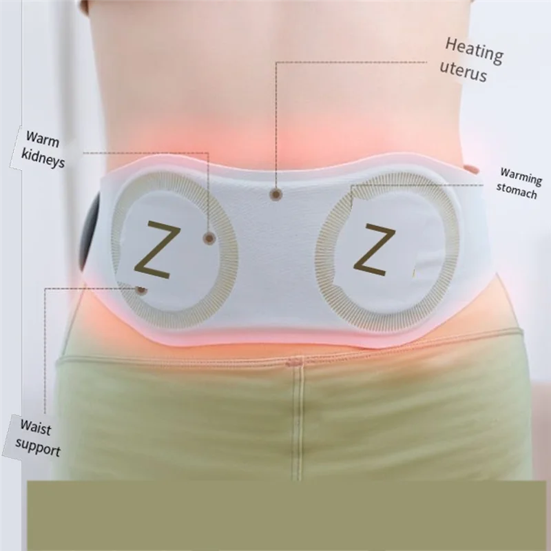 

ABVI-Massage Belt Third Gear Hot Compress LED HD Display 7 Modes For Back Pain Fatigue Lumbar Vertebrae Warm Uterus