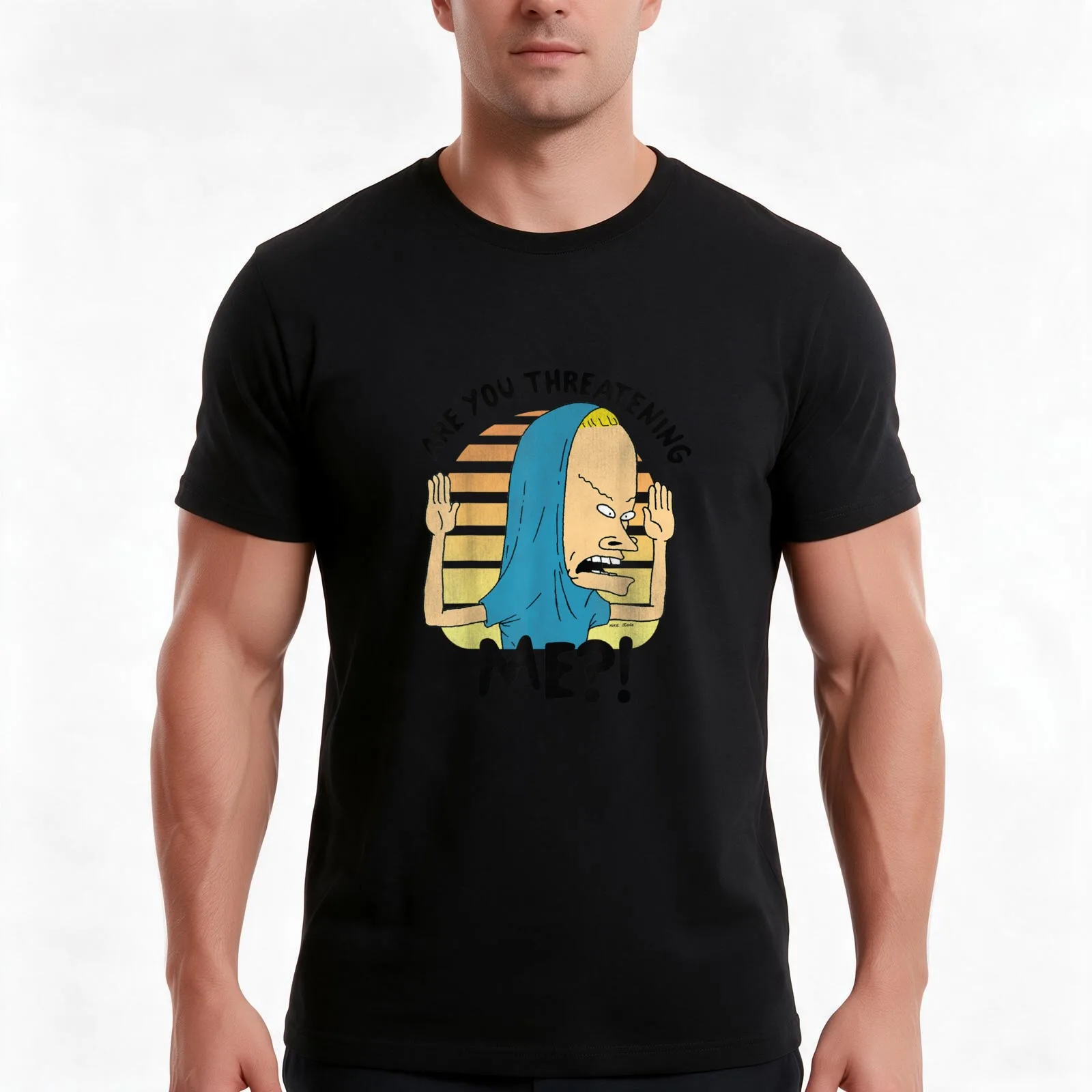 Beavis Butthead Beavis T-Shirt Summer Casual Cotton Tee Oversized Streetwear Tops Vintage Graphic Print Unisex Men Women