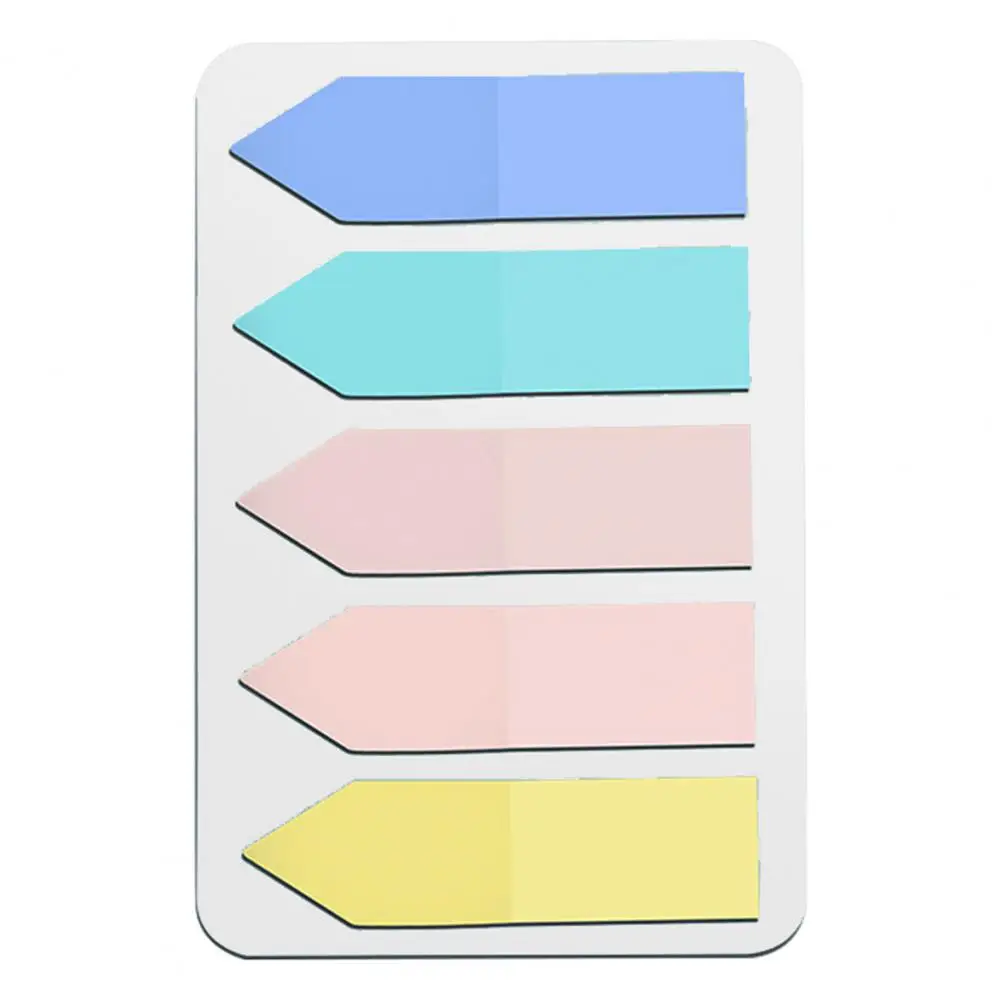 6Pcs/Pack Universal Page Tabs Removable Page Flags Transparent Book Sticky Index Notes Labels Stickers  Marking