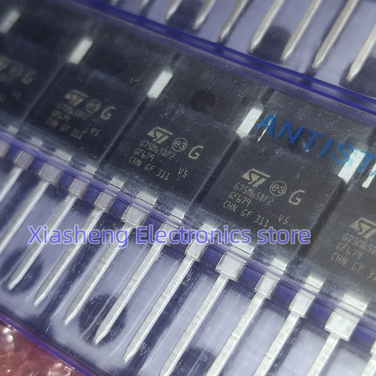 

New Original 5Pcs G75M65DF2 STGWA75M65DF2 TO-247 650V 75A IGBT Transistor In Stock Good Quality