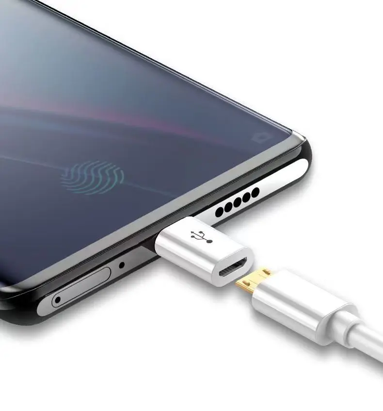 1/4pcs Micro USB to USB C Adapter Female to Male Type C OTG Converter Micro B Charging Cable Adapter for Smartphone Accessories
