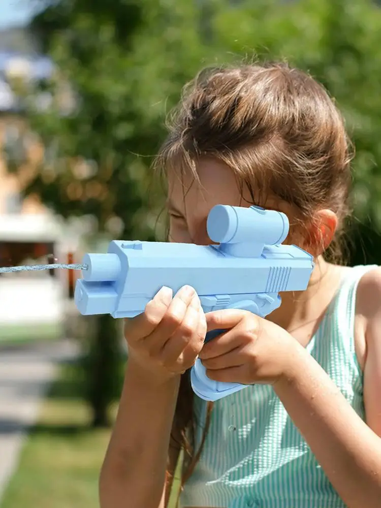 Wasserspritzer-Spielzeug, Streich, umgekehrtes Wassersprühspielzeug, Wasserpistolen, Sommer-Soaker, Spritzpistolen für Schwimmbad, Hof, Rasen, Strand