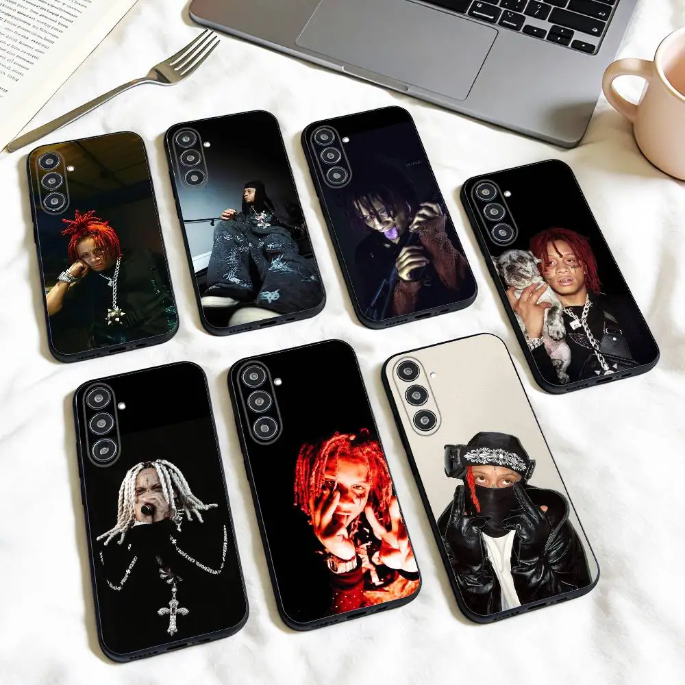 R-Rapper T-Trippie R-Redd   phone Case For Samsung Galaxy A73,A72,A71,A70,A53,A52,A51,Others Soft Black Shell