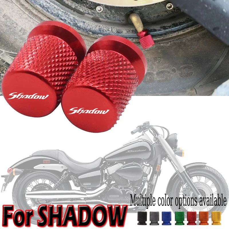 

For Shadow VT 400 600 750 1100 VT400 VT600 1300 Accessories Motorcycle CNC Aluminum Tire Valve Air Port Stem Cover Caps