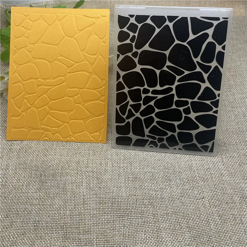 Stone DIY Plastic Embossing Folders for DIY Scrapbooking Paper Craft/Card Making Decoration Supplies