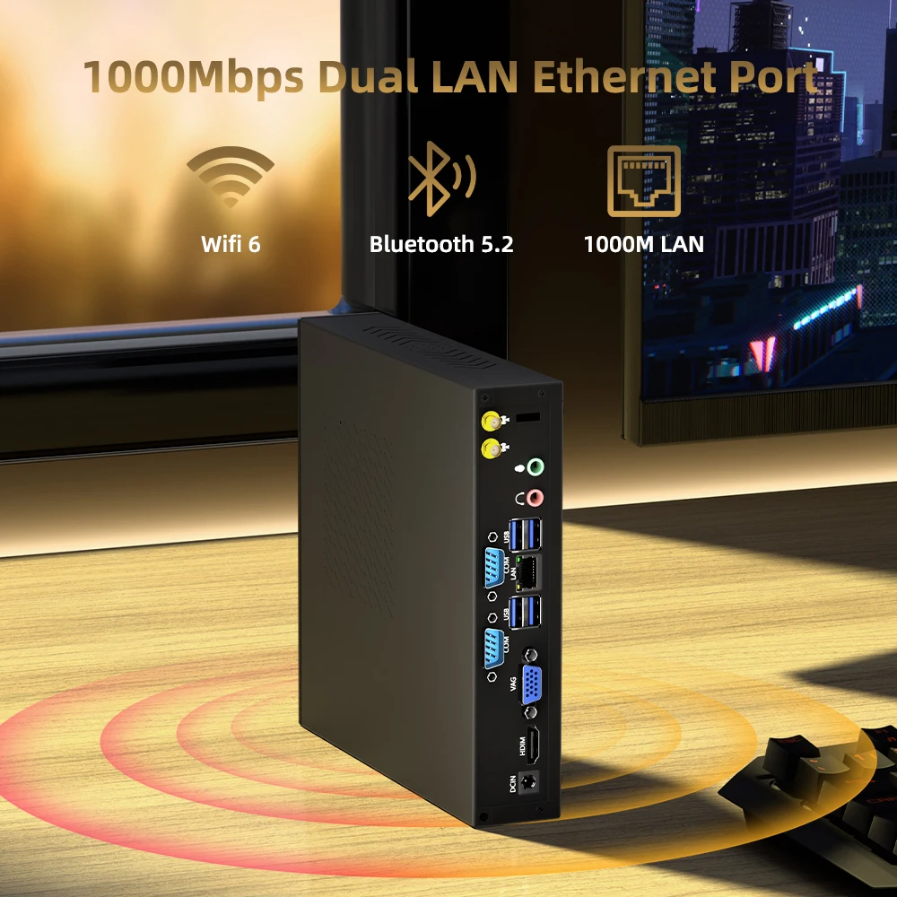 ZXIPC Mini PC AMD Ryzen 7 5700U R3 4300U Windows 11 32GB 1TB eMMC Wifi BT4.2 Mini Gamer Computer Pocket Office mini pc