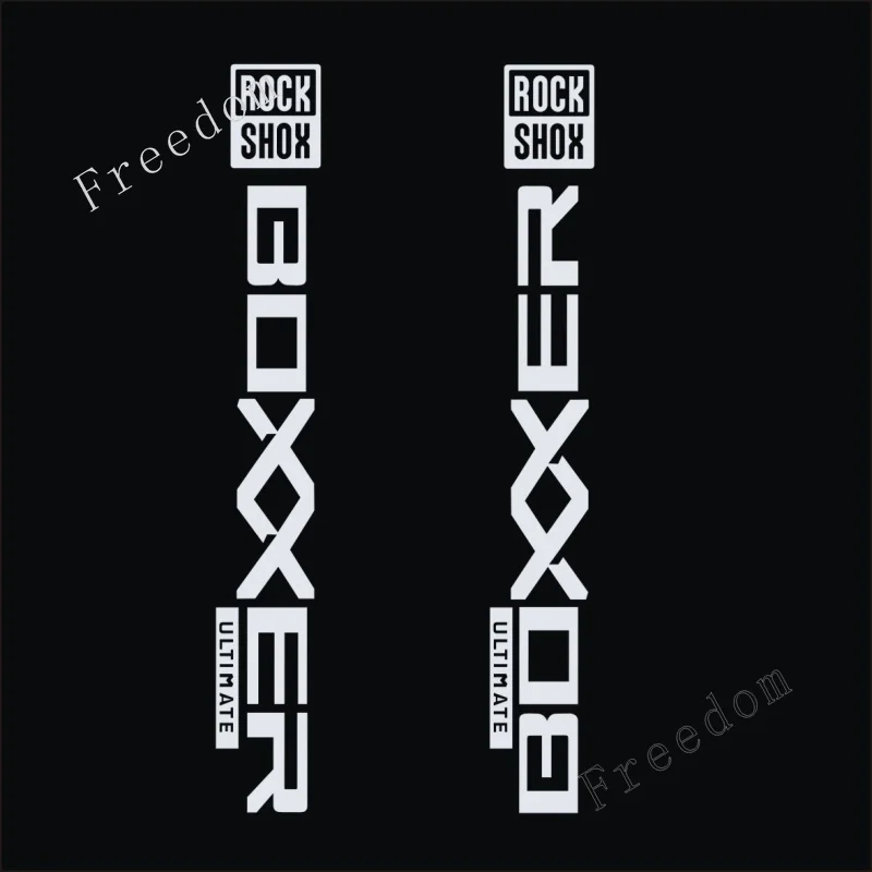 2024 ROCKSHOX BOXXER Mountain Bike Fork Decals Bicycle Accessories MTB Bike Front Fork Decals Decoration Bike Stickers ULTIMATE