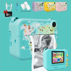 Kids Camera Instant Print Photo Mini Digital Video Camera for Kids Print Thermal Paper Educational Toys birthdays Christmas gift