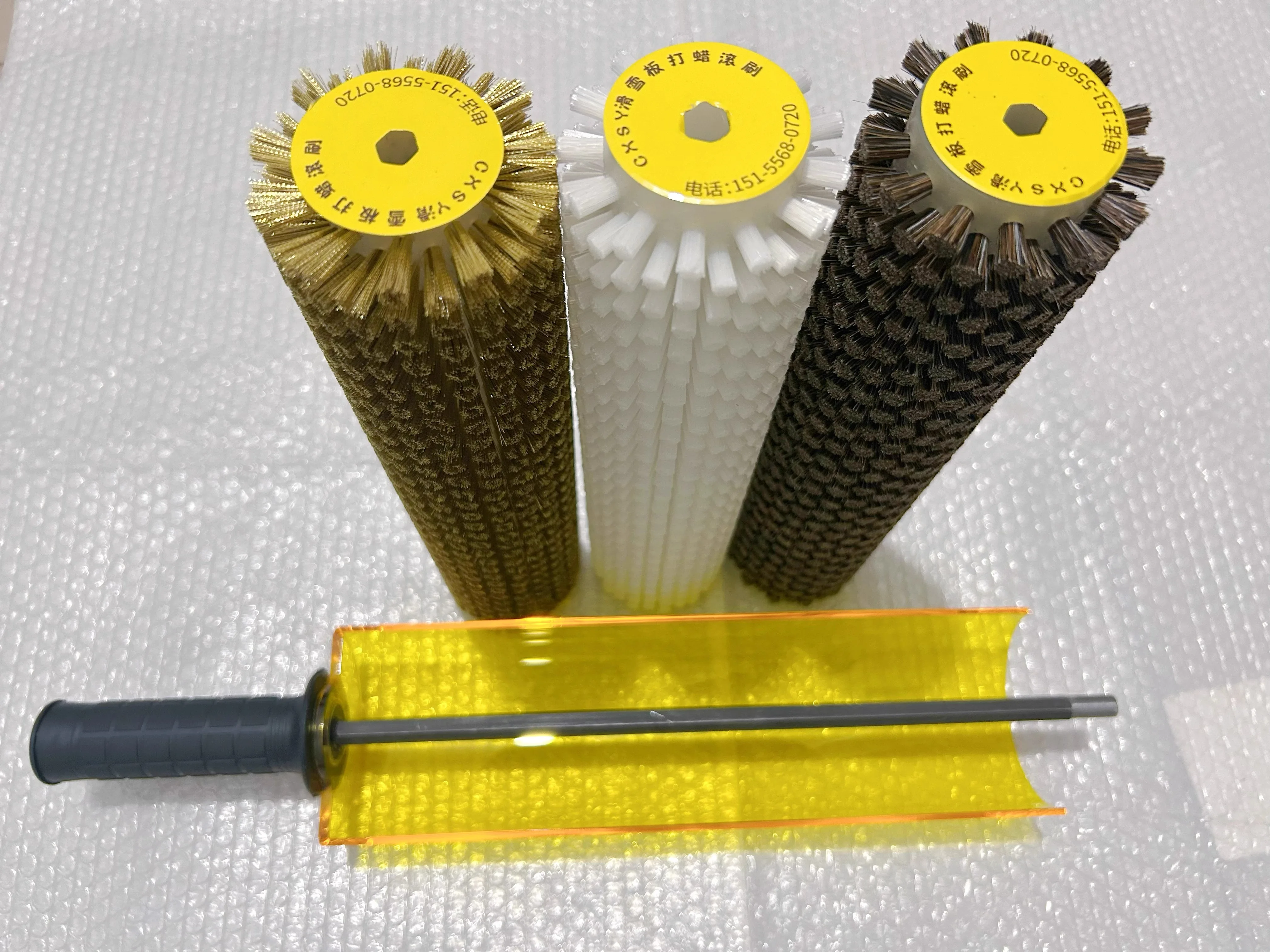 

Подходит для сноуборда, электрический восковой валик, полировка, нейлоновая щетка из конского волоса, медная проволочная щетка 300 мм