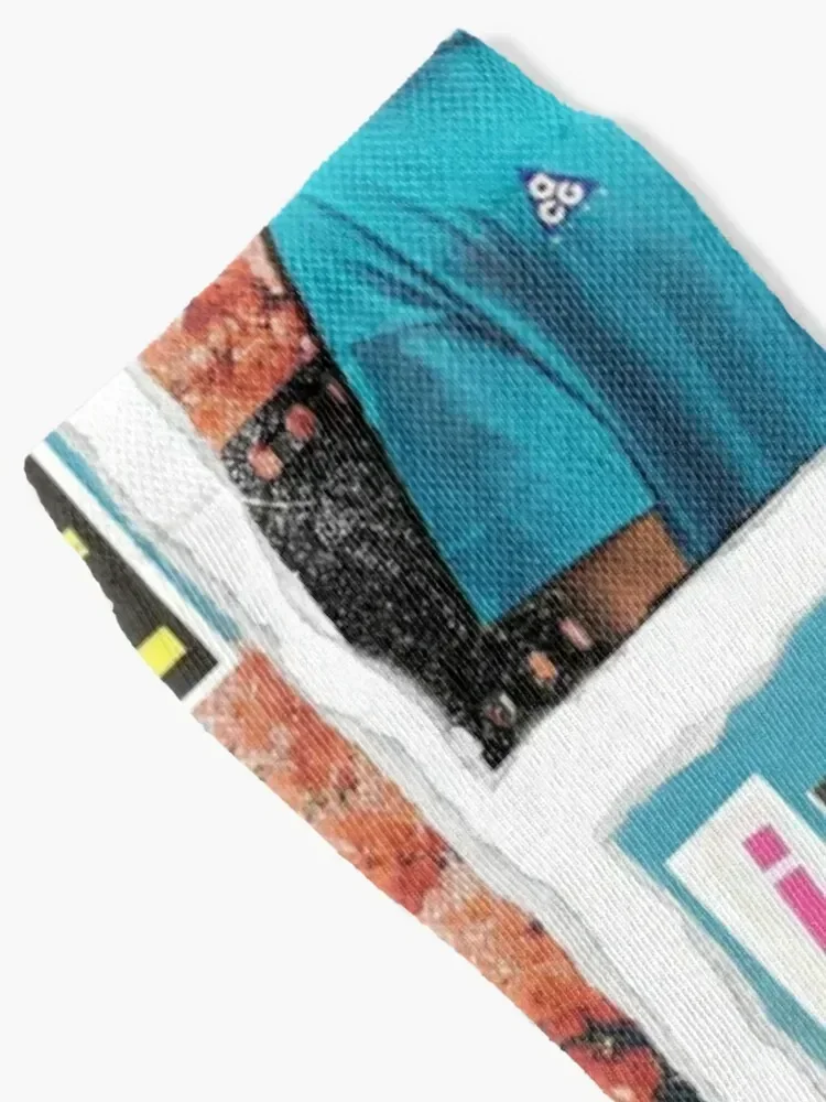 J. Cole Scrapbook Effect Socks hip hop luxury kawaii luxe Socks Ladies Men's