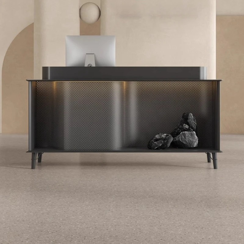 

Front Desk Welcome Reception Desks Counter Commericial Fashion Reception Desks Business Office Escrivaninha Industrial Furniture