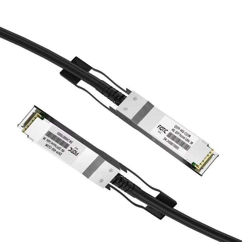 40G QSFP+ DAC Cable SM High Speed Passive Copper Direct Connection Cable for Data Center Switching and Aggregation Equipment