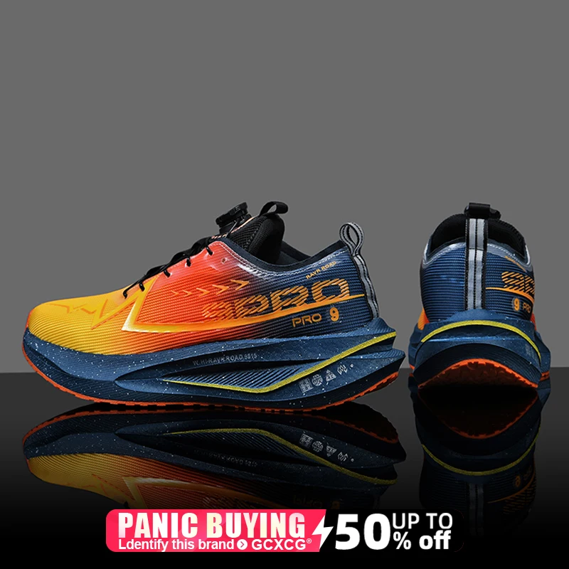 Scarpe da corsa per maratona da uomo Tavola in carbonio Specialità sportive Traspiranti Leggere da donna Comode sneakers atletiche antiscivolo