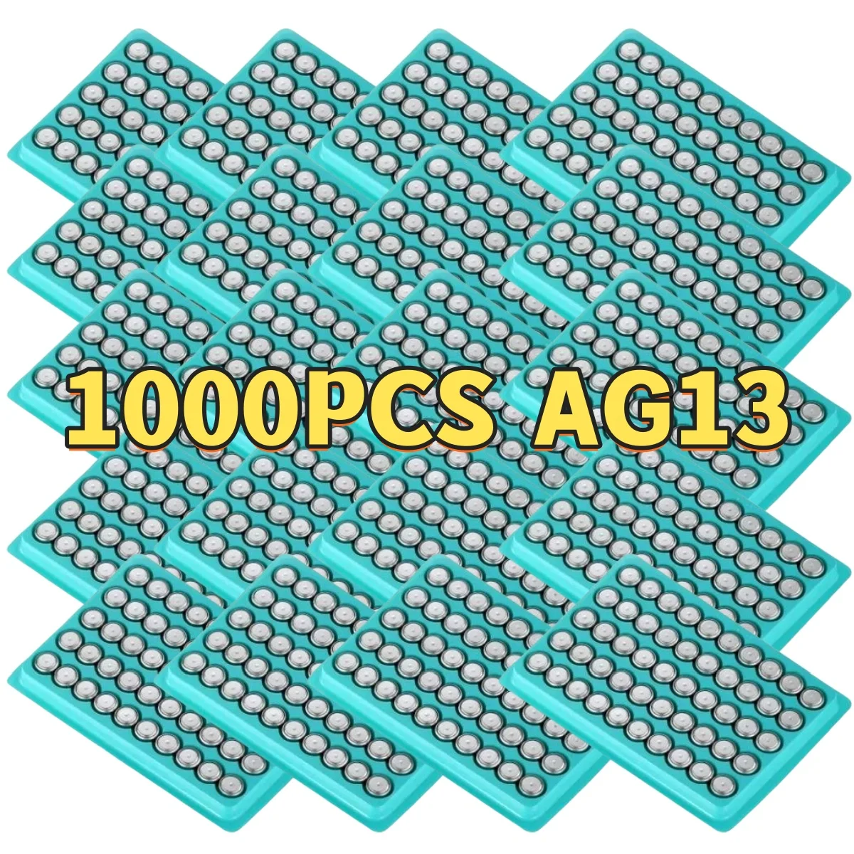 1000pcs AG13 LR44 LR1130 Button Battery Children's Watch Suitable for Toys Luminous Cup CR2032 3V Lithium Battery Industrial