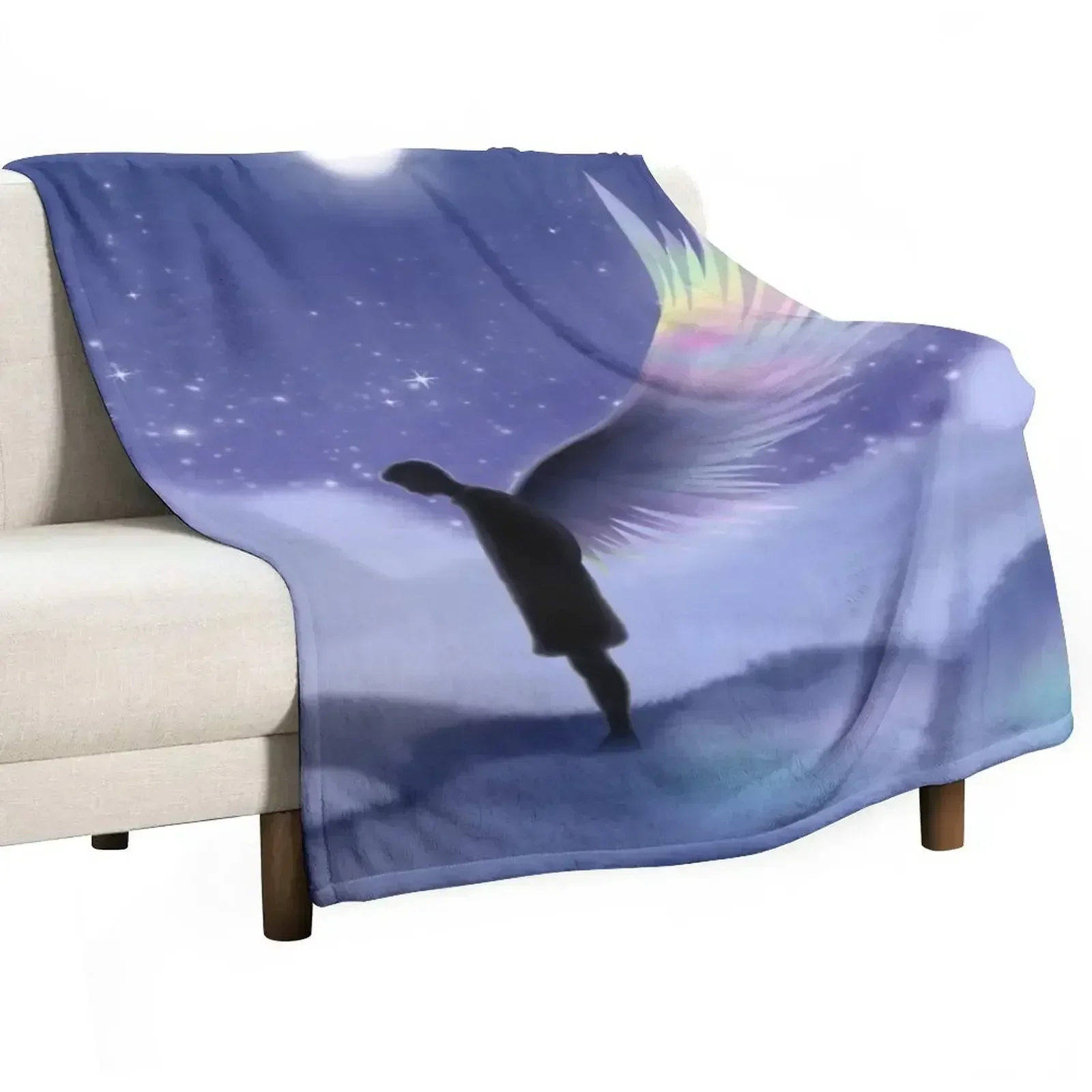 

Over the Clouds Throw Blanket Cozy Warm Blanket for Bed Room Decor
