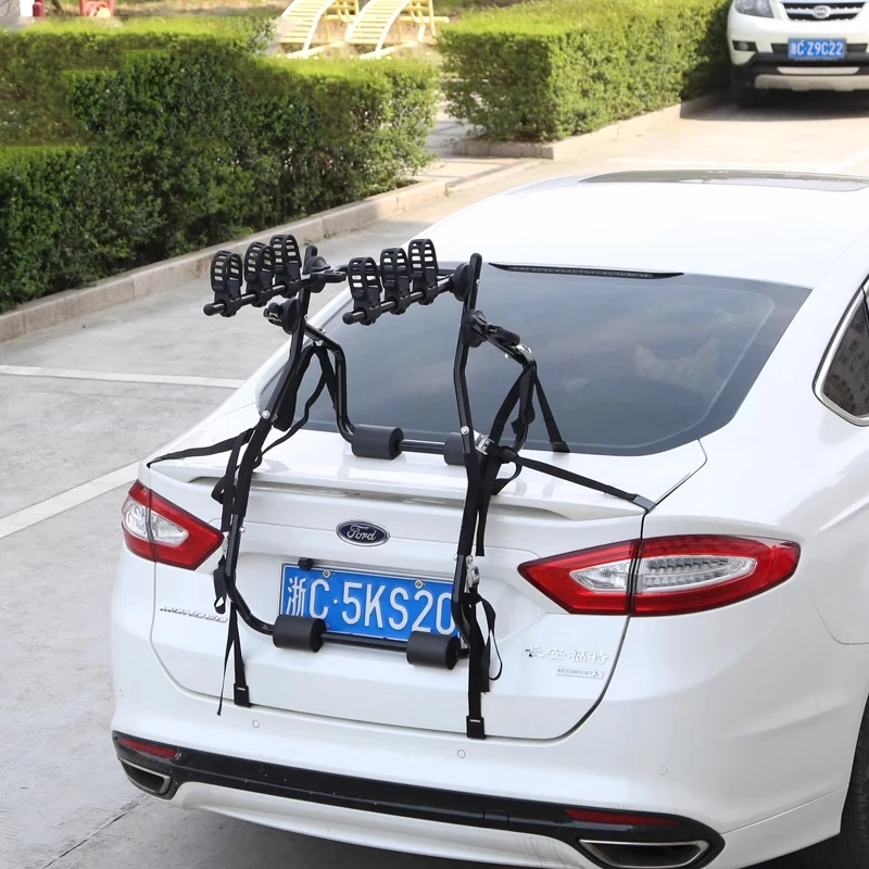 

Car bicycle rack, three compartment car luggage rack, trunk single rack, tail rack, rear hanging bicycle rack suspension rack