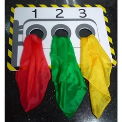 Stage Traffic Lights(Silk Not Included) Magic Tricks Stage Gimmick Props Illusion Accessories Silk Color Change in Hole Magia