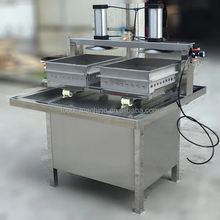 เครื่องทำเต้าหู้แบบกดลมสแตนเลสสองชั้น