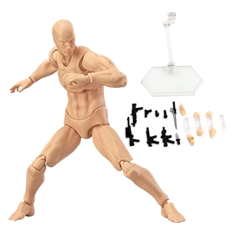 

Action Figures, Drawing Models Figure Artist Draw Painting Model With Stand Support & Accessories For Artists, Male