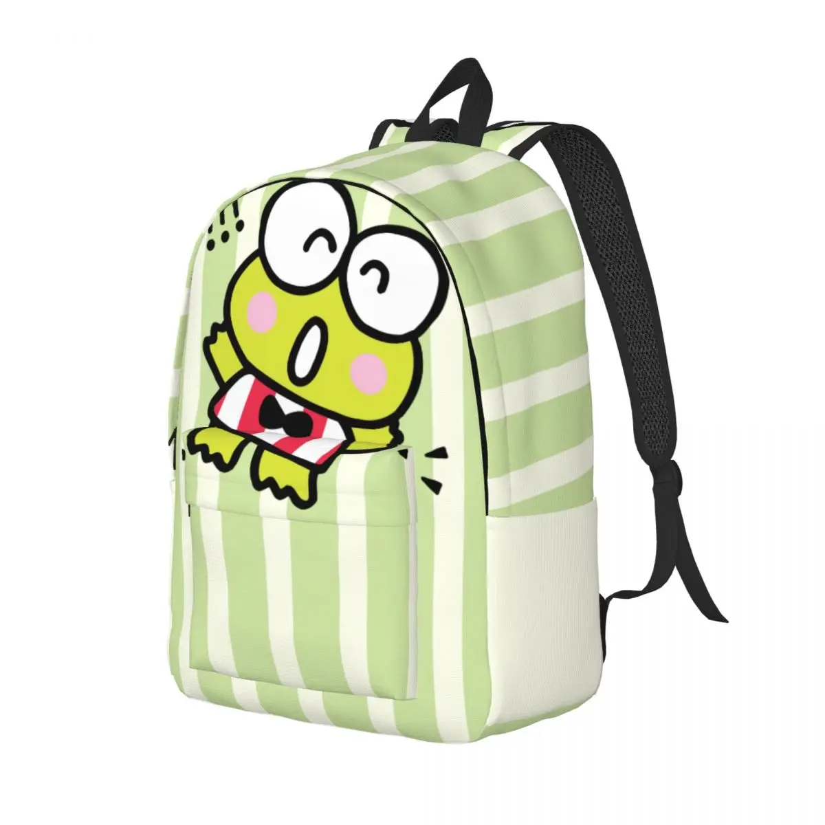 Rucksack Cute Frog Multi Compartment Sanrio Kero Kero Keroppi Girl Kid Birthday Gift Snack Storage Schoolbag Weekend Picnic