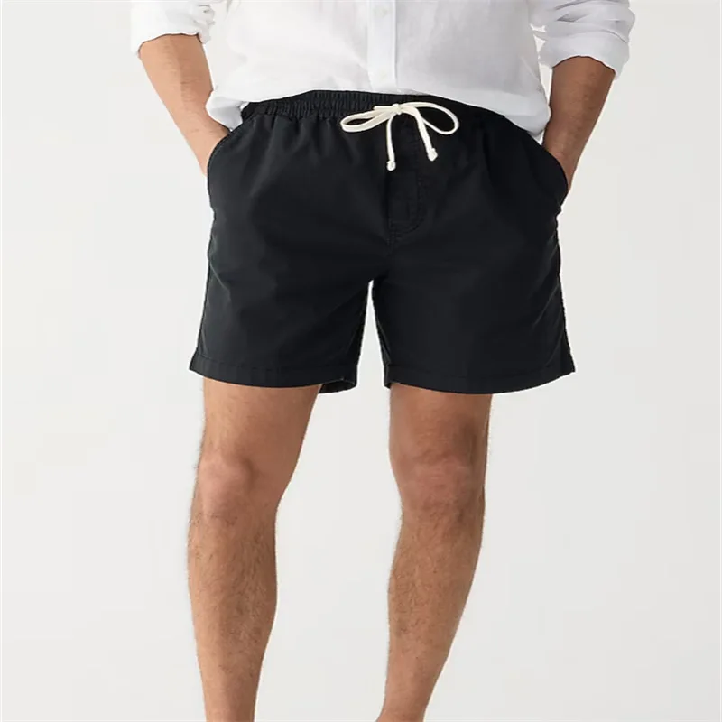 

Men Solid Color Drawstring Athletic 3-Inch Shorts For Outdoor Casual Wear