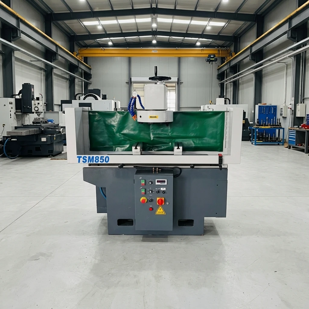 TSM850 Engine Cylinder Head Skimming Machine Dual Frequency Control CBN PCD Cutter Surface Resurfacer for Inline 6 V6 Engine