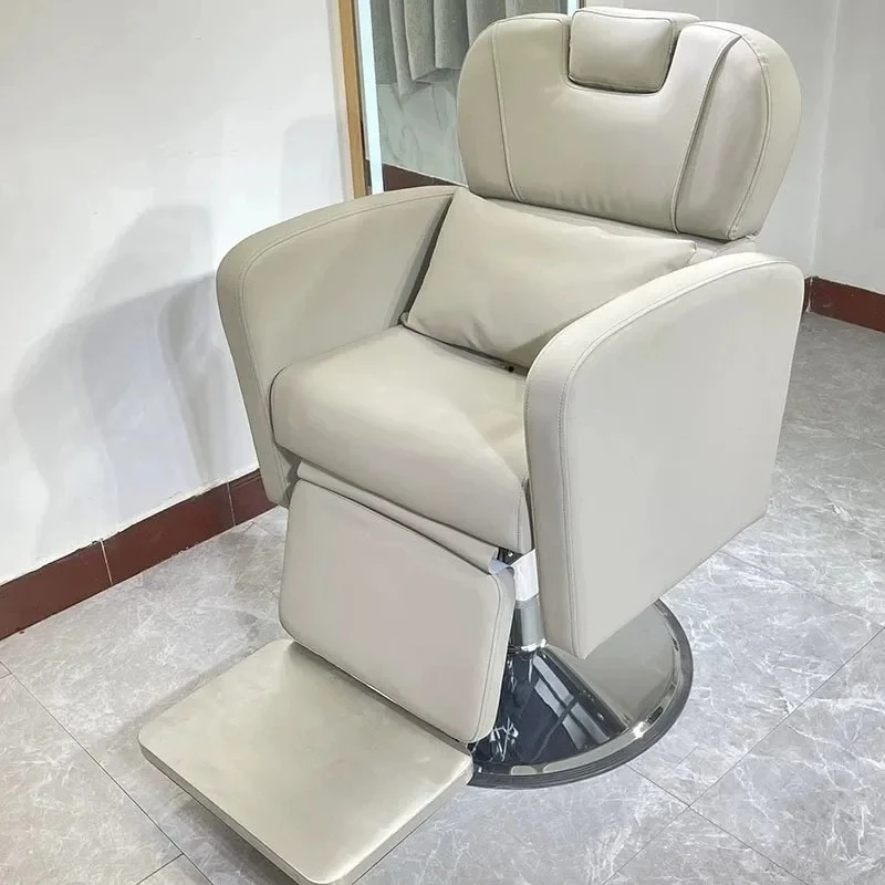 Barber Shop Chair for Hair Salon Hair Care  Care Shop Electric Put down Large Chassis Hair Care Chair Salon Hot Dyeing Chair