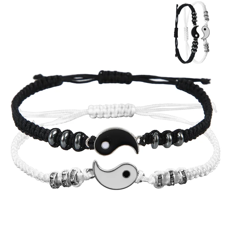 Relationship Friendship Gift Bracelet 1pcs Best Friends Couples Bracelets for Women Men Matching Bracelet Promise Bracelet