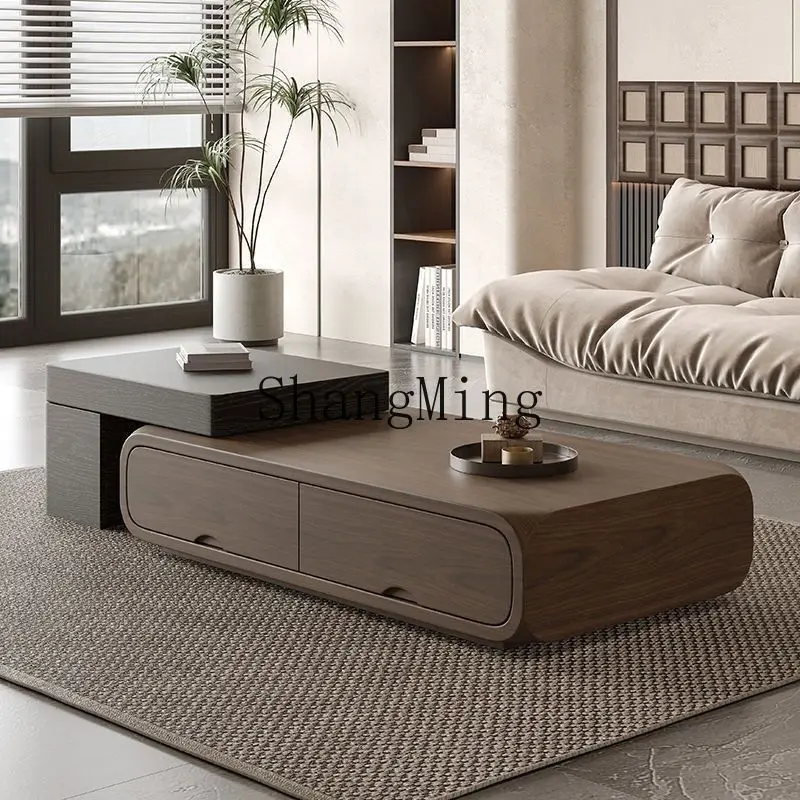 FG retractable coffee table small apartment modern home living room combination simple TV cabinet new