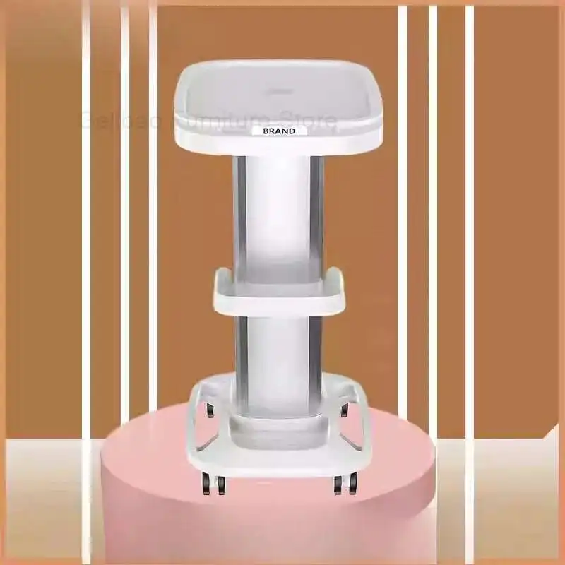 

Beauty Hair Salon Trolley Stand Rolling Cart SPA Machine Holder Organizer Table Storage Carritos Organizadores Rolling Cart