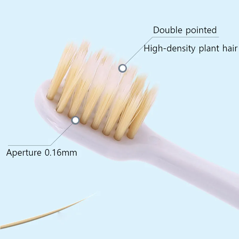 Brosse à dents ultra fine pour enfants, conception de ventouse astronomique, doux, dessin animé, hamster, paquet de 4 sacs PE, soin des dents des enfants