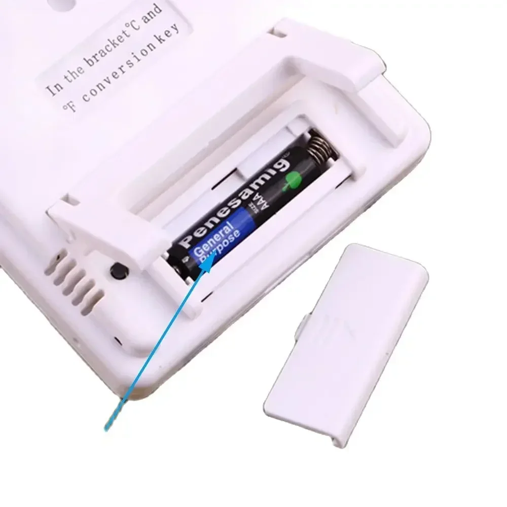 HTC-1 HTC-2 LCD مقياس الرطوبة الإلكتروني الذكي الكهربائي الرقمي الرطوبة ميزان الحرارة محطة الطقس الساعات في الهواء الطلق