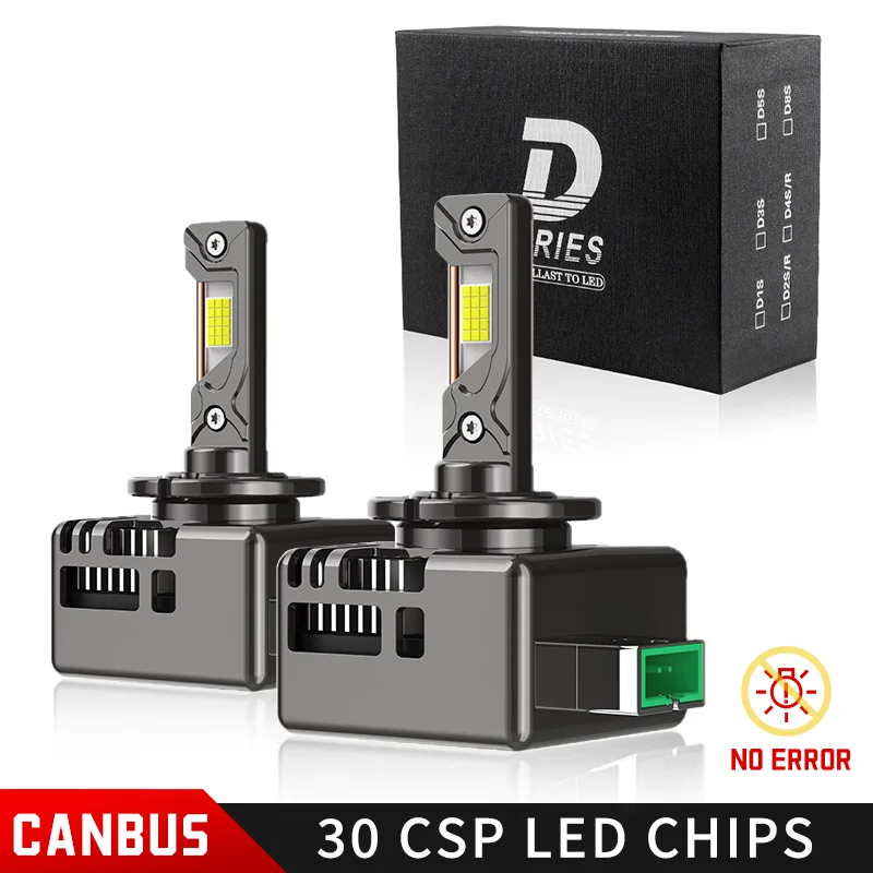

2 шт. 30000LM D3S D1S фара D2S светодиодная лампа 300 Вт D4S D5S D8S сменные ксеноновые фонари супер яркий комплект для переоборудования для Plug & Play