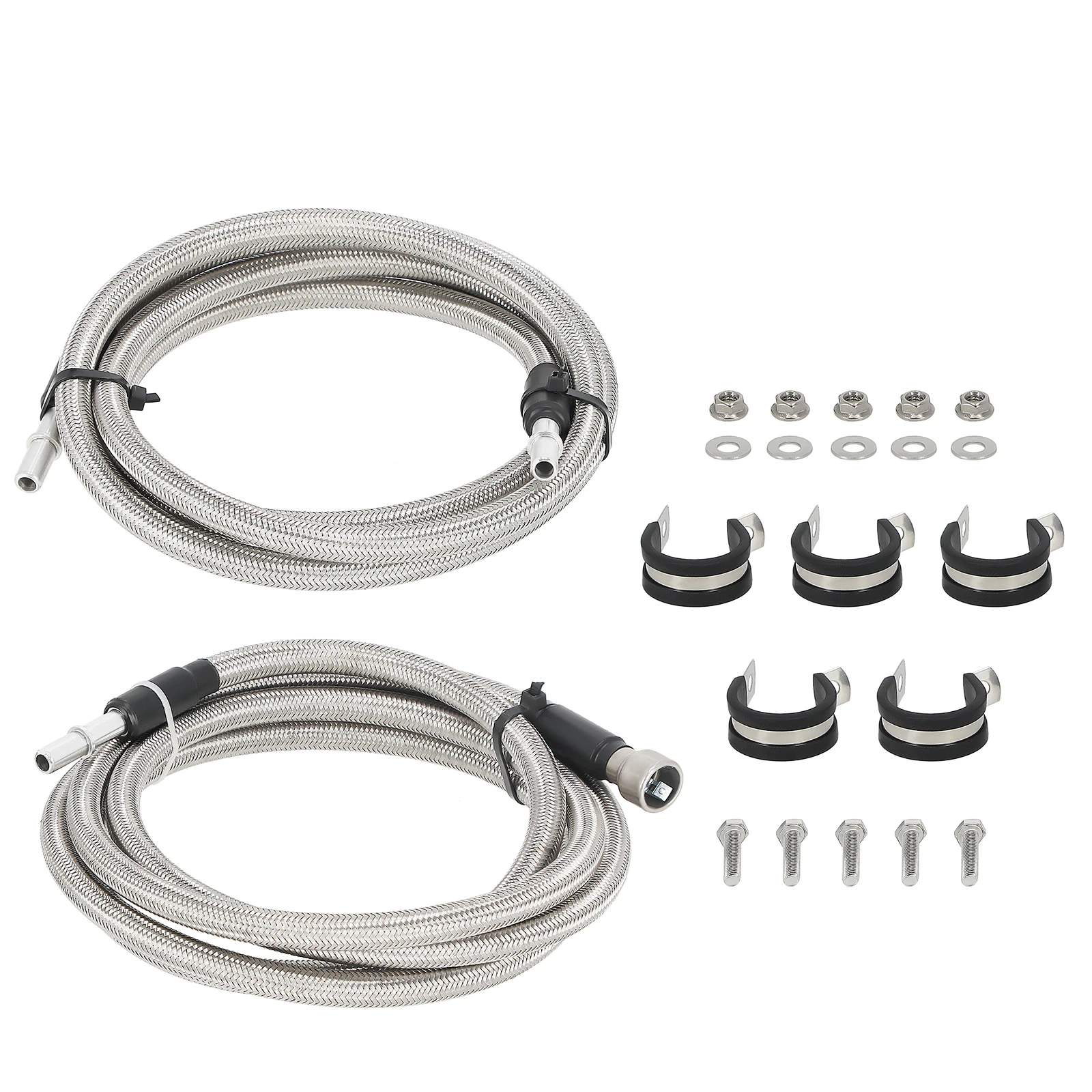 

SS Braided Fuel Line Quick Fix Kit for Chevy Silverado 1500 2500 3500 2004-2010