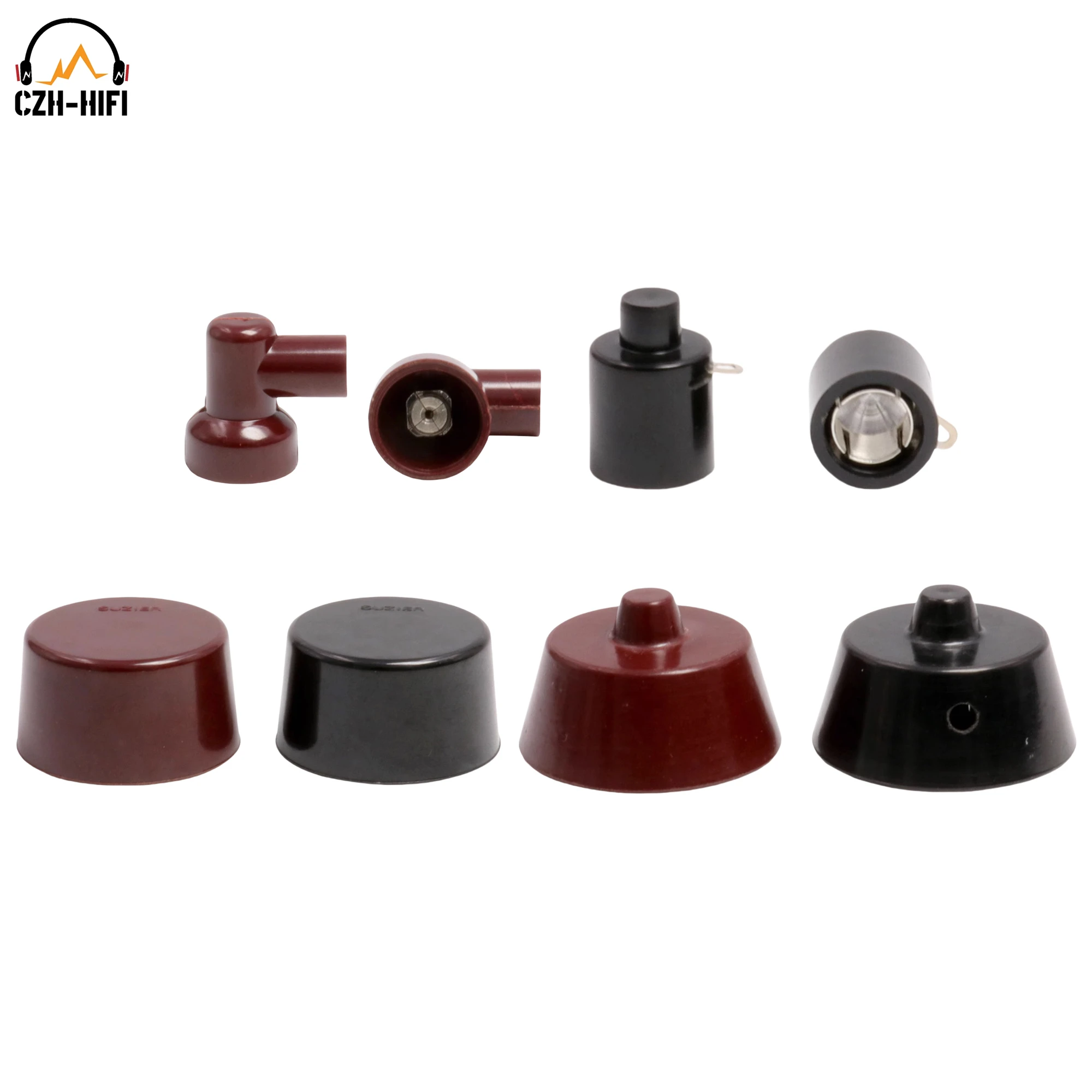 1pc Bakelite Vacuum Tube Eletric Valve Anode Plate Cap Hat for 805 811 572B WE310A FU29 Amplifier DIY Kits