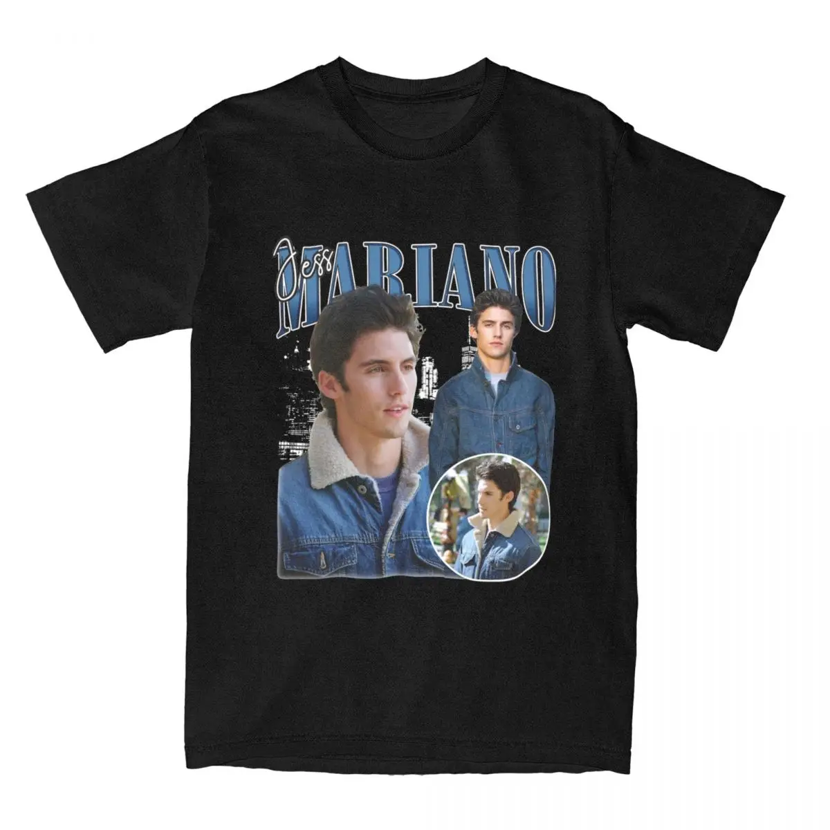 Creative Jess Mariano Gilmore Girls T-Shirts Men Women's Pure Cotton Milo Ventimiglia Tees Shirt Party Clothing