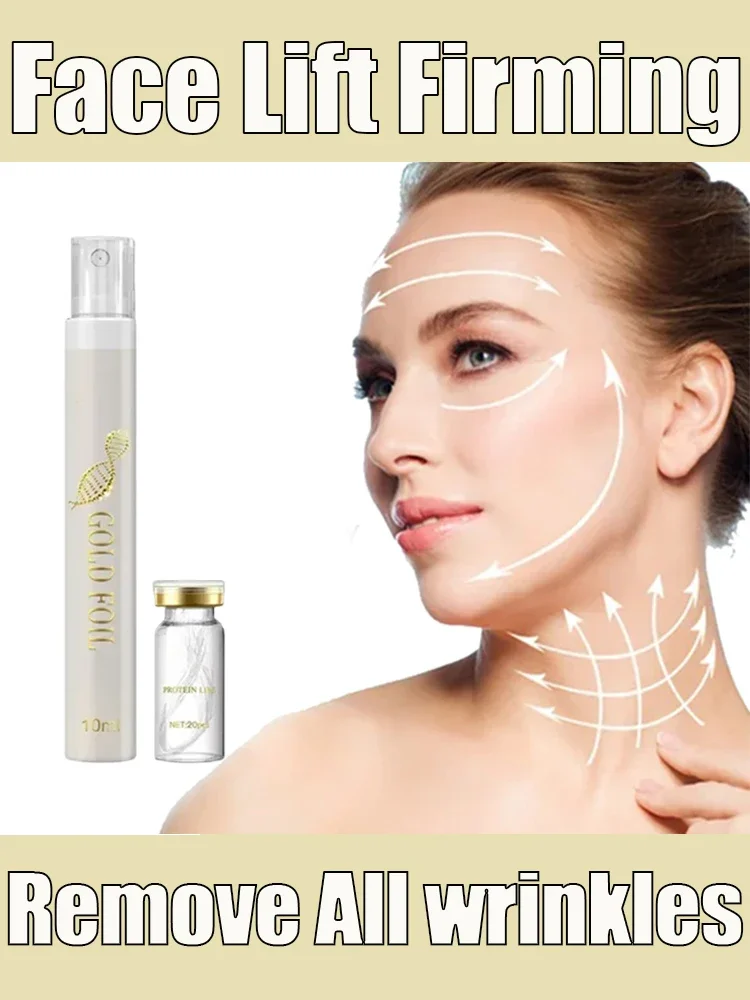 

Protein Thread Lifting Kit Face Lift Firming Anti-Aging Facial Serum Absorbable Collagen Wrinkle Remove Skin Care Essence