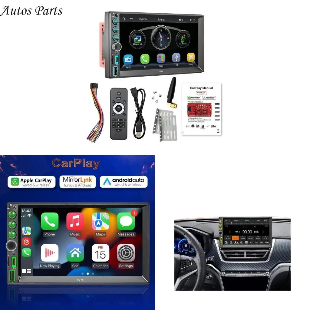 

57BA Car MP5 Player FM- Radio LCD Touch-Screen Udisk AUX TF Input for iOS Android