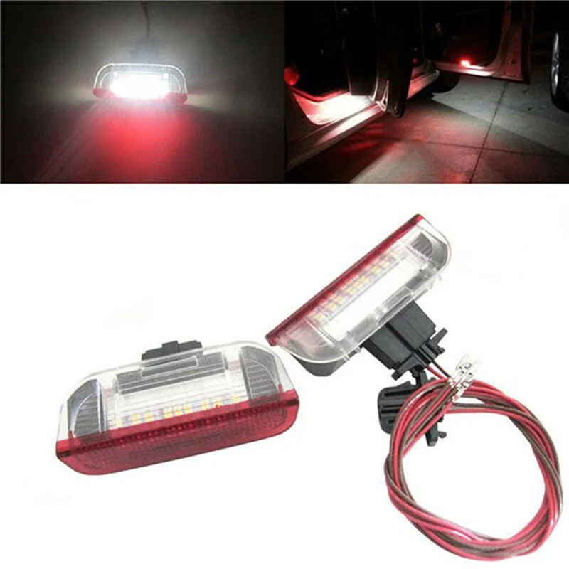 

12Pcs Car LED Door Warning Light Welcome Projector For Golf 6 7 Jetta MK5 MK6 Passat B6 B7 CC TIGUAN Scirocco