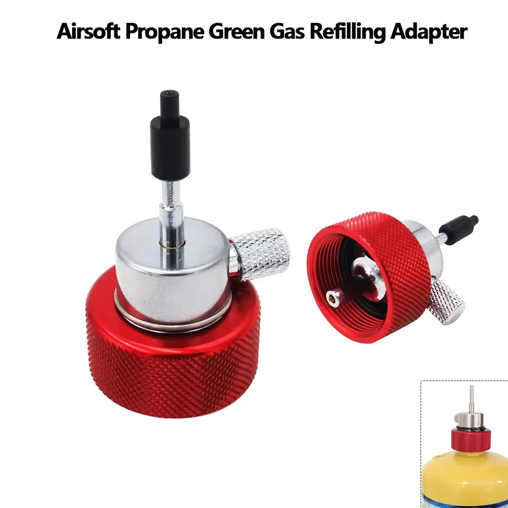 Conector de Carga de Gas, Adaptador de Llenado de Propano, Accesorios de Gas Duraderos para Tanque de Gas, para Gas Verde