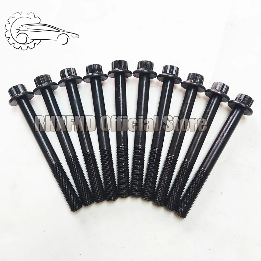 

10PCS Cylinder Head Bolt RF D / RE HW R2 For kia For mazda For Asia Motors Rocsta For Ford Econovan For SUZUKI Vitara 2.2 2.0