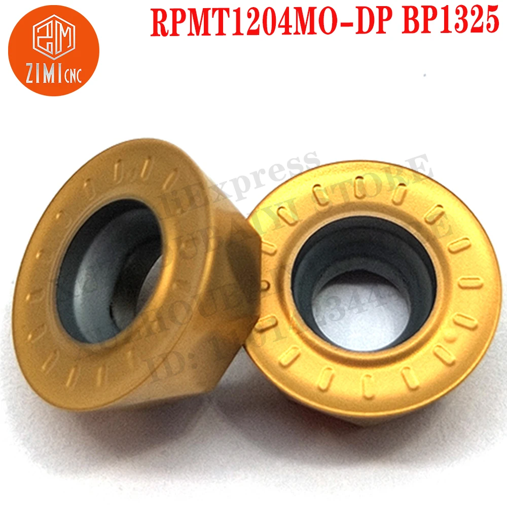 RPMT1204MO-DP BP1325 RPMT 1204MO Carbide Inserts Milling Inserts Tools CNC Tools Metal Lathe Tools Round Milling Cutter Inserts