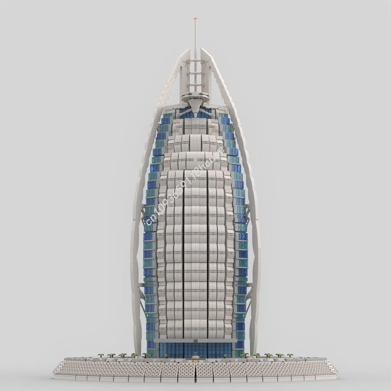 8481pcs MOC BURJ AL ARAB Architectureed Model Building Blocks Architecture DIY Creative Christmas Gifts Brick Kids Toy Birthday