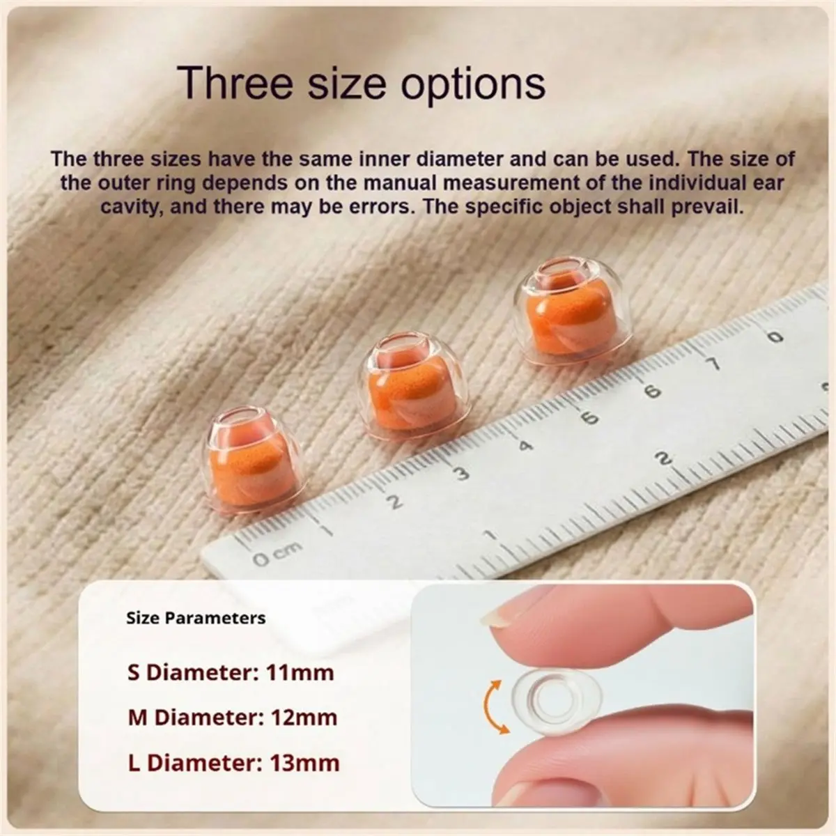 AAAE 2PCS Liquid Silicone Sponge Ear Tips Ear Tips Replacement Better Noise Cancel for 1000XM6 XM5 XM4 Ear Plugs 11mm