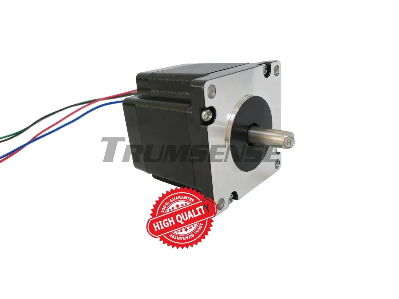 Trumsense NEMA 24 Stepper Motor 24HS33-5004S 1.8 Degree 5A Current 3 N.m Torque 20 to 48V VDC 24 to26V Vac Voltage 4 Lead Wires