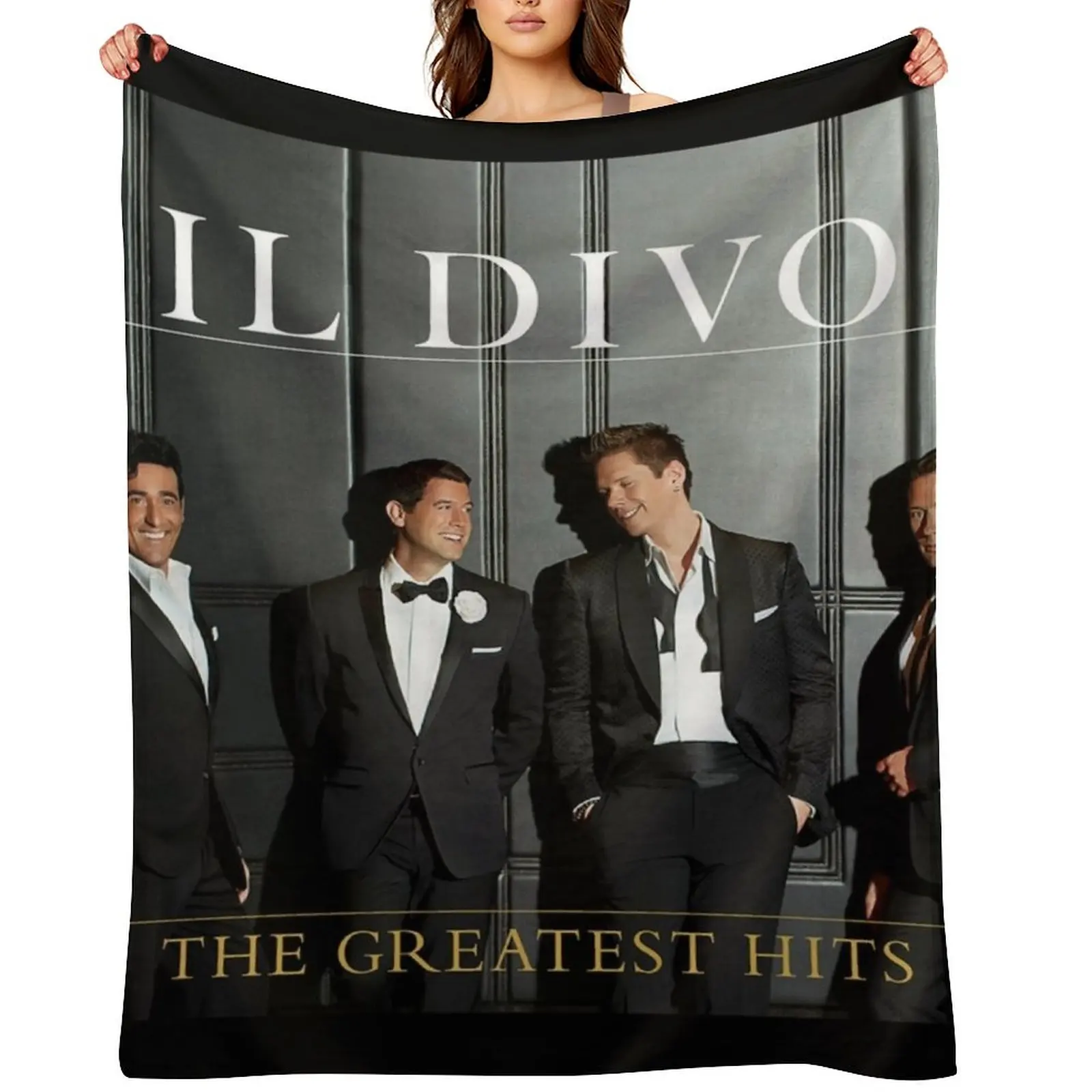 

Il Divo greatest hits deluxe 2 cd version Throw Blanket Stuffeds Soft Plush Plaid for babies wednesday Blankets
